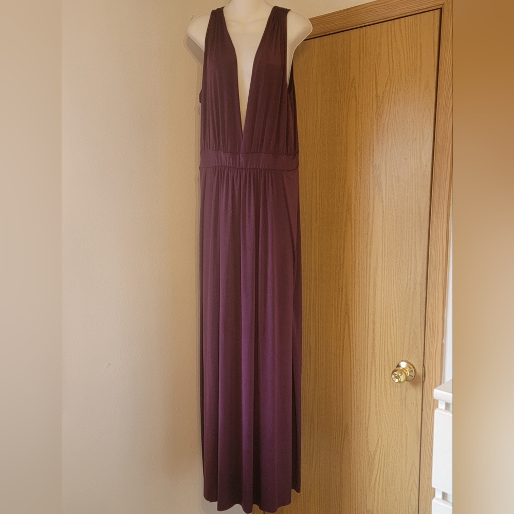 Deep V Neck Formal Dress